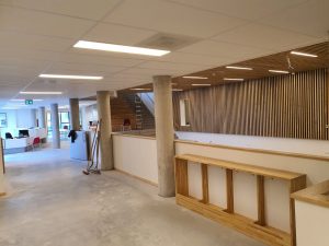 siberisch lariks, lariks, coating, hout, wood, interieur, coating, mat, transparant, Hout+, Eissink, Utrecht, bouwen, samen