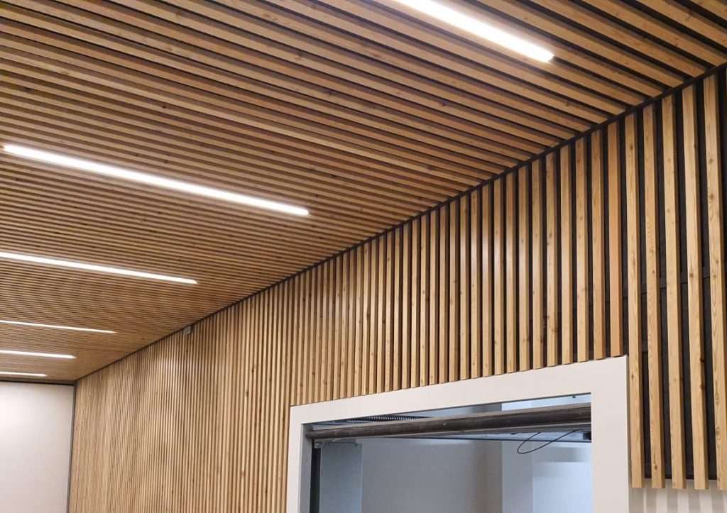 siberisch lariks, lariks, coating, hout, wood, interieur, coating, mat, transparant, Hout+, Eissink, Utrecht, bouwen, samen
